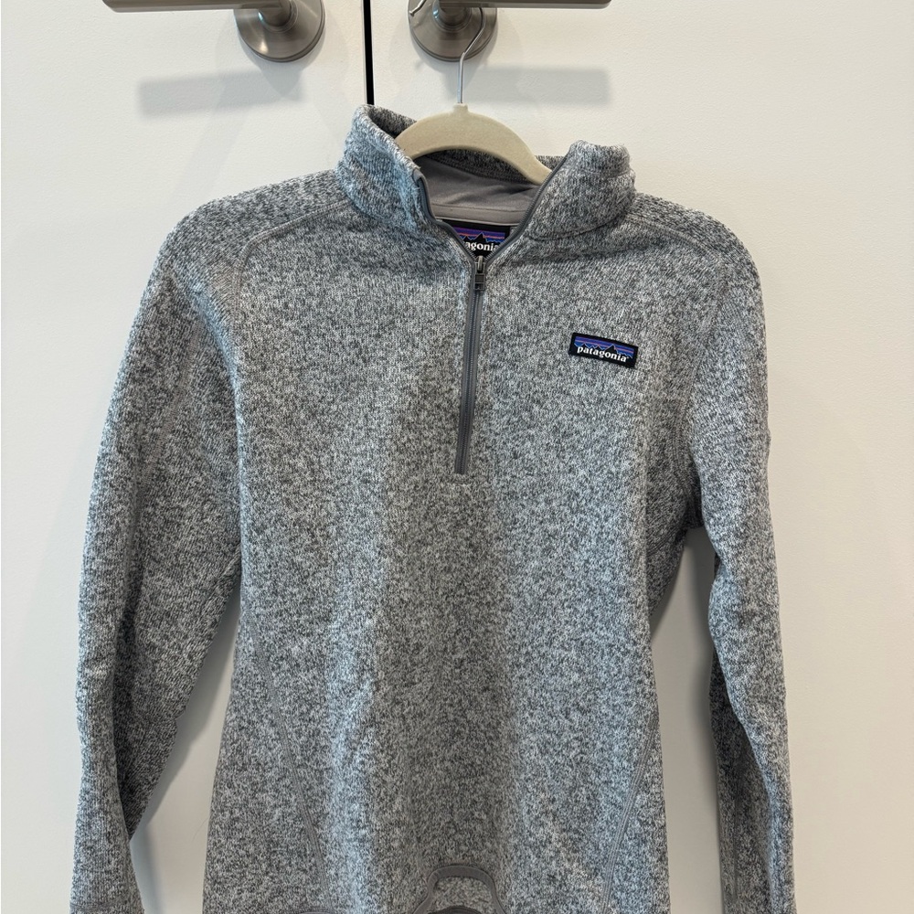 Patagonia Heathered Gray Zip-Up Jacket